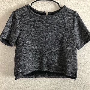 Forever 21 zip Crop Top
